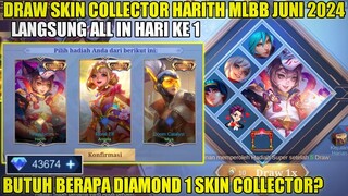 DRAW SKIN COLLECTOR HARITH MOBILE LEGENDS JUNI 2024! BUTUH BERAPA DIAMOND UNTUK DAPET SKIN COLLECTOR