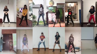Semua gadis cantik ada di sini ~ Bernyanyi dan menari mengikuti tarian acak KPOP online kedua P5