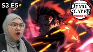 SUN HALO DRAGON HEAD DANCE | Demon Slayer Season 3 Episode 5 REACTION INDONESIA