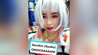 ONIIIICHAAAN genshinimpact ayaka kamisatoayaka cosplay ayakacosplay kamisatoayakacosplay genshinimp