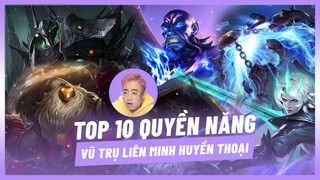 Top 10 Tướng Quyền Năng Nhất Theo Cốt Truyện [Hoàng Luân]