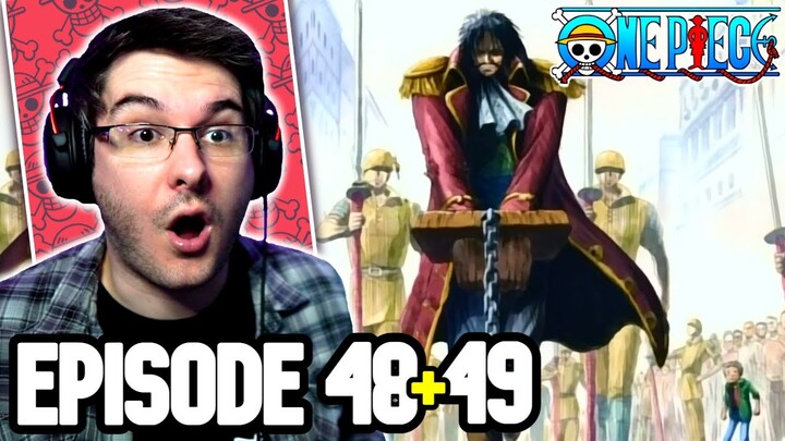 LOGUETOWN! | One Piece Episode 48 & 49 REACTION | Anime Reaction