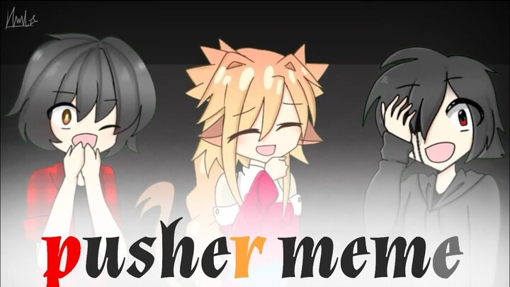 Pusher meme / gift for taowang changmin and sashi-san