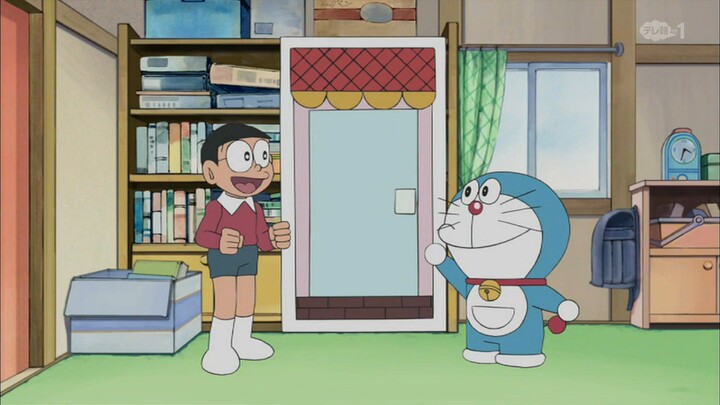 Doraemon (2005) Tập 33: Thần đèn đến từ sương mù - Liên hoan trên giấy dán tường (Lồng Tiếng)