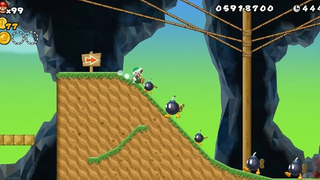 ใหม่กว่า Super Mario Bros Wii 100% World E Bombard Cliffs