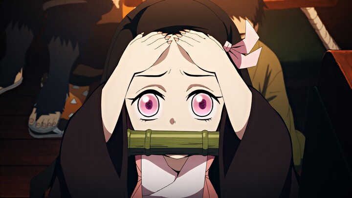 “Carbon’s rooftop scene is seriously intense—Nezuko was so scared she had to cover her head!”