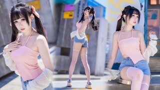 หลังของฉันถูกแดดเผา~! ! สาวน้อยร้อนใต้แสงแดดที่แผดเผา