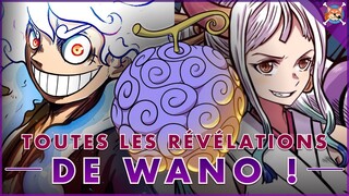 TOUTES LES RÉVÉLATIONS DE L' ARC WANO DANS UNE SEULE VIDÉO ! ( Big résumé ) - One Piece Explications