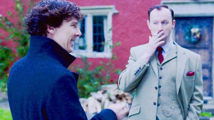 “ในฐานะพี่ชายจอมอวดเก่งที่หลงน้องชาย ย่อมต้องคอยคุ้มครองเชอร์ล็อกโฮล์มส์ผู้ไม่รู้จักประมาณตน”—“เชอร์