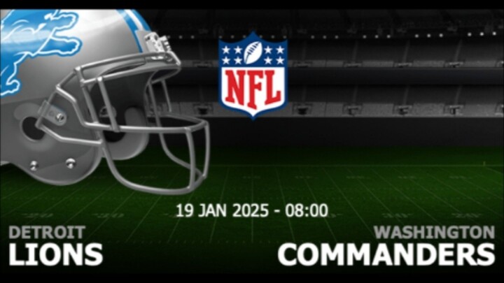 NFL2024-24 รอบดิวิชั่นนอลเพลย์ออฟ.คู่2 ดีทรอยส์ไลอ้อน Vs คอมมานเดอร์อเมริกันฟุตบอลบรรยายไทย
