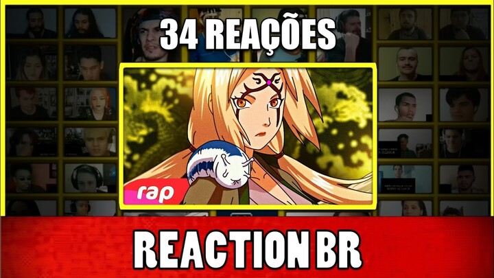 REACTION BR | Rap da Tsunade (Naruto) - QUINTA HOKAGE | NERD HITS