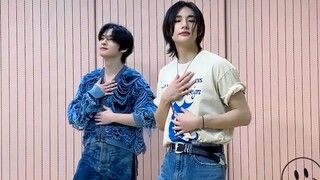Lee Min-ho and Hwang Hyun-jin's Lose My Breath dance challenge