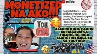 1Month lang Monetized na ko alamin kung paano ko nagawa.