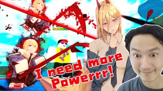 Power แห่ง Chainsaw man! รีวิวสาวไวฟุผู้ชอบเลือด!!  :-Roblox Anime Adventures