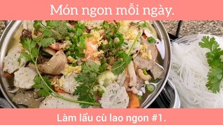 Làm lẩu cù lao ngon p1