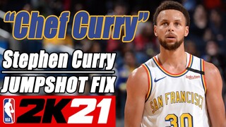 Stephen Curry Jumpshot Fix NBA2K21 with Side-by-Side Comparison