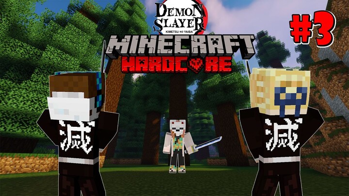 ออกตามล่าอสูรมือ แก้แค้นให้ซาบิโตะ! | MInecraft DemonSlayer Hardcore #3