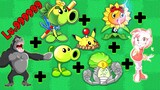 Hack Peashooter Sonic+Picachu+Tom Hero+Godzilla Animation Tranformation - Plants vs Zombies
