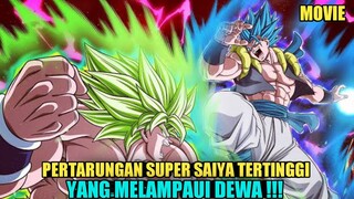 Pertarungan sengit Gogeta super saiya blue vs Broly super saiya legendary