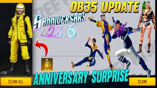 Yellow Criminal Trailer On 5th Anniversary Free Fire | OB35 Update 5th Anniversary Event Free Fire