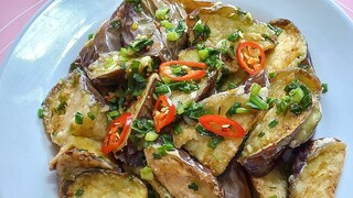 cách nấu món cà tím sốc muối ớt ngon tuyệt vời