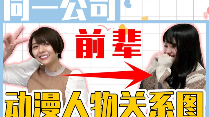 【丰崎爱生&橘美来】声优看中文关系图猜日漫名！这是可以猜的吗？