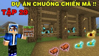 Tập 29 | SINH TỒN MINECRAFT PE 1.17 | Xây Chuồng Ngựa Và Giáp Ngựa Kim Cương..!!