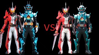 [Appearance Comparison] Courage Dragon + Steam Locust vs Fantasy Almighty + Ultimate Steam Locust
