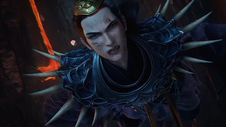 Han Lao Mo ran away with Feng Lei Chi, Feng Xi was furious and showed his true form to chase Han Lao