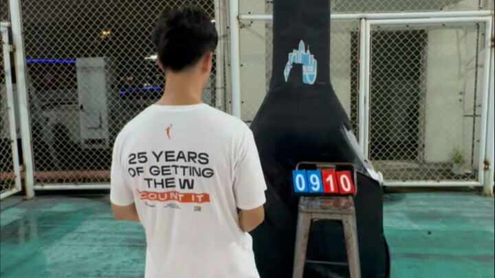 Can someone grab the basketball for me?