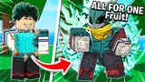 I ATE THE ONE FOR ALL FRUIT AND BECAME DEKU FOR 24 HOURS! Roblox Blox Fruits