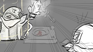 [War Soul Mingren & Soul Knight] Assassin linkage (UP personal handwritten plot illustration)