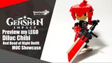 Preview my LEGO Diluc “Red Dead of Night” Outfit Chibi | Somchai Ud