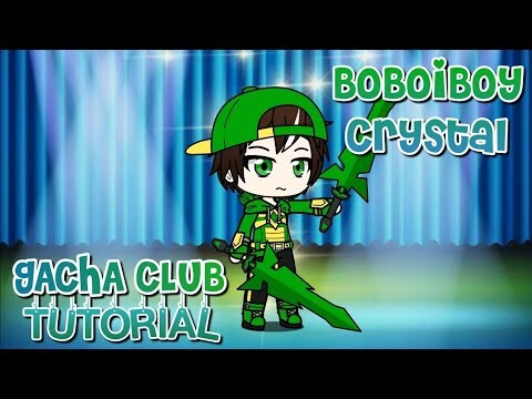 BoBoiBoy Crystal [Tahap 3 BoBoiBoy Tanah] (Gacha Club Version) - Tutorial Cara Membuatnya