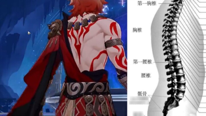 Where is Wan Di's tenth thoracic vertebra?