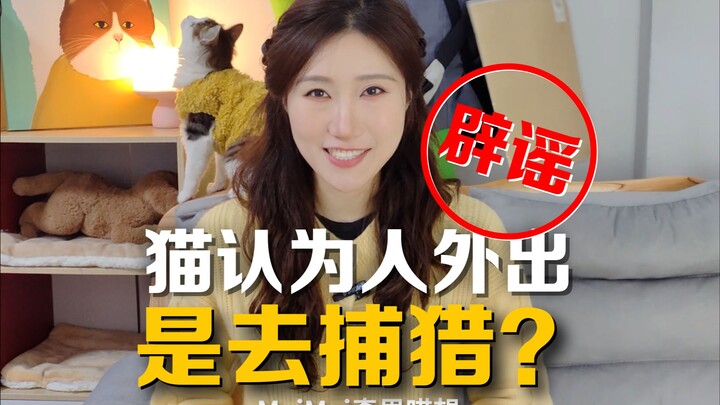 [Debunking] Do cats think humans go out to hunt?