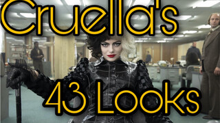 [Mixed Cut] 34 outfits worn by Cruella in the movie