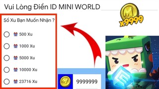 Hướng Dẫn Cách Nhận Xu, Đậu Trong Mini World Miễn Phí - Kha TG