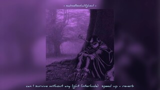sadmellowhalfghoul ~ can i survive without any light (interlude) // speed up +reverb