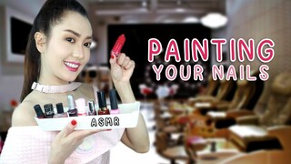 ASMR ไทย ร้านทำเล็บ พี่น้ำชา ตัดเล็บ ทาสีเล็บ 💅 ASMR Painting Your Nails Roleplay