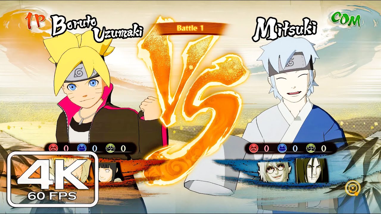 Adult Boruto VS Adult Sarada Full Fight (4K 60fps) - Naruto Storm 4 Next  Generations 