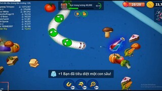 Worms Zone.io #008 Game of earthworms - Rắn Săn Mồi, rắn hyền thoại, kịch tính _