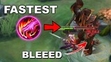 ARGUS FASTEST JUNGLE WITH THE NEW BLEED EFFECT | MOBILE LEGENDS