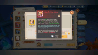 Đổi bùa ấn vua Arthur