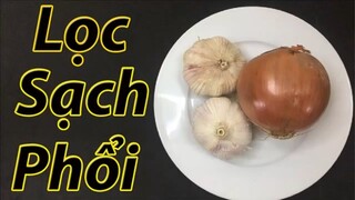 Cách lọc sạch phổi tại nhà trong 3 ngày kể cả với người hút thuốc lá lâu năm ( mẹo chữa bệnh )