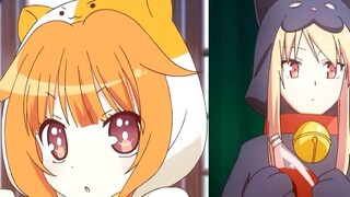 Girls wearing super cute animal costumes, medics, add blood quickly