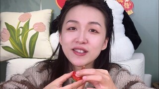 #TearingRoastedNeckWithHands Today's challenge: sucking on strawberries! I've lived for over 30 year