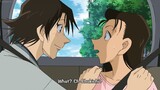 Yumi encourages Chukichi with a kiss ! Detective Conan