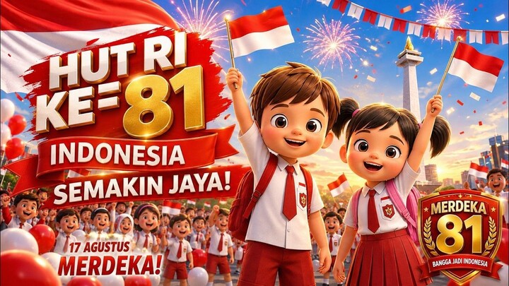 Hari Merdeka 🇮🇩 | Lagu Anak 17 Agustus - HUT RI Ke-81 | Donald & Merry