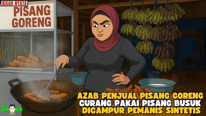 AZAB PENJUAL PISANG GORENG CULAS PAKAI PISANG BUSUK DICAMPUR PEMANIS SINTETIS